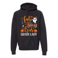 Leopard Fab Boo Lous Lunch Lady Team Teacher Halloween Premium Hoodie