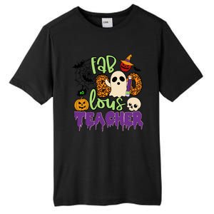 Leopard Fab Boo Lous Lunch Lady Team Teacher Halloween Gift Tall Fusion ChromaSoft Performance T-Shirt