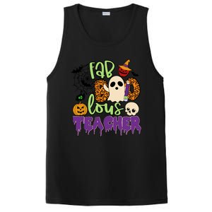 Leopard Fab Boo Lous Lunch Lady Team Teacher Halloween Gift PosiCharge Competitor Tank