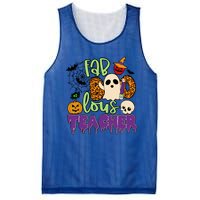 Leopard Fab Boo Lous Lunch Lady Team Teacher Halloween Gift Mesh Reversible Basketball Jersey Tank