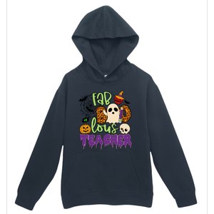 Leopard Fab Boo Lous Lunch Lady Team Teacher Halloween Gift Urban Pullover Hoodie