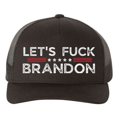 Let's Fuck Brandon Funny Yupoong Adult 5-Panel Trucker Hat