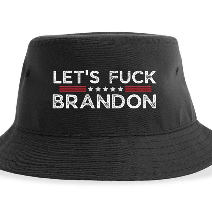 Let's Fuck Brandon Funny Sustainable Bucket Hat