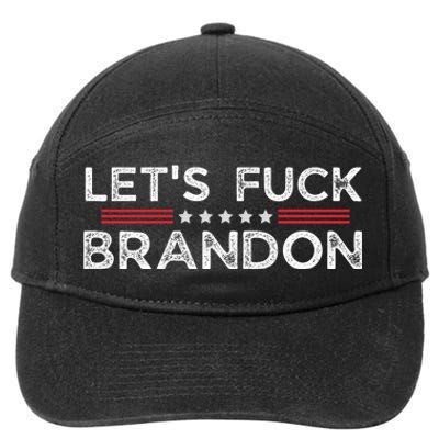 Let's Fuck Brandon Funny 7-Panel Snapback Hat