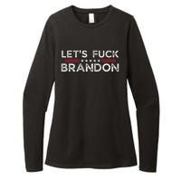 Let's Fuck Brandon Funny Womens CVC Long Sleeve Shirt