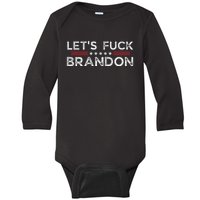 Let's Fuck Brandon Funny Baby Long Sleeve Bodysuit