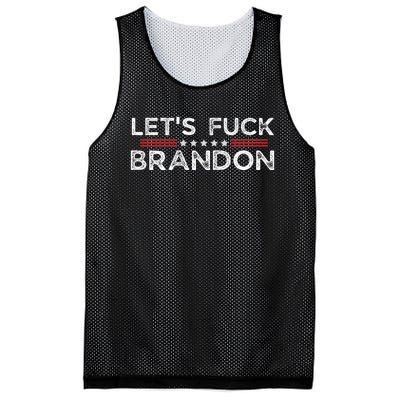 Let's Fuck Brandon Funny Mesh Reversible Basketball Jersey Tank