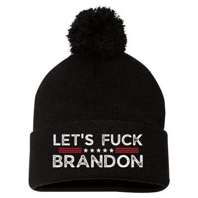 Let's Fuck Brandon Funny Pom Pom 12in Knit Beanie