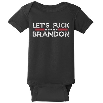 Let's Fuck Brandon Funny Baby Bodysuit