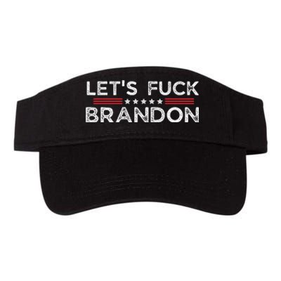 Let's Fuck Brandon Funny Valucap Bio-Washed Visor