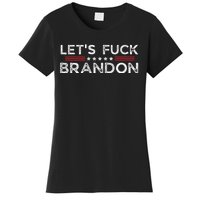 Let's Fuck Brandon Funny Women's T-Shirt