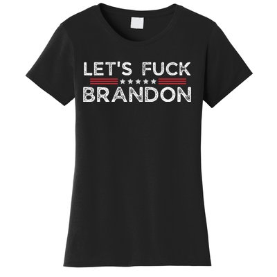 Let's Fuck Brandon Funny Women's T-Shirt