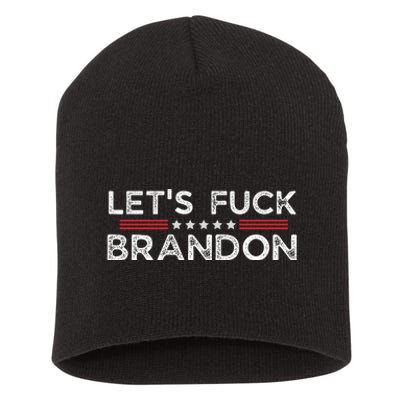 Let's Fuck Brandon Funny Short Acrylic Beanie