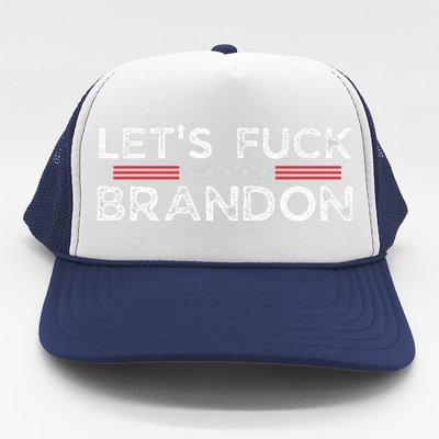 Let's Fuck Brandon Funny Trucker Hat