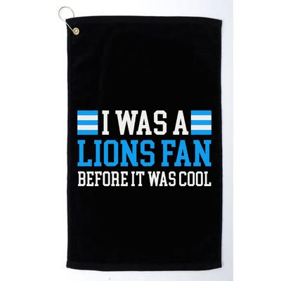 Lions Fan Before It Was Cool Lions Golf Towel