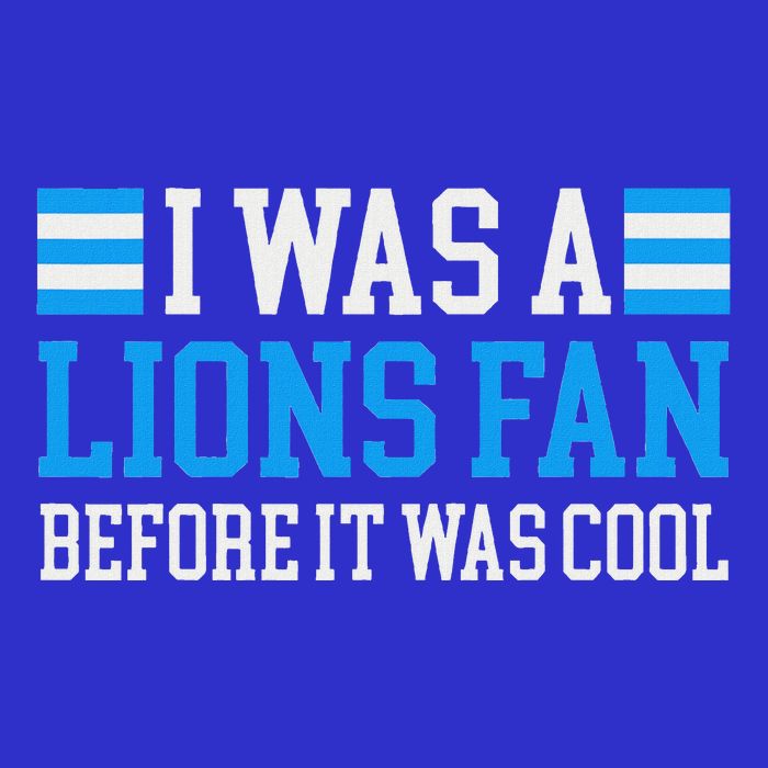 Lions Fan Before It Was Cool Lions Zip Tote Bag