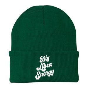 Libra Funny Big Libra Energy Zodiac Sign Knit Cap Winter Beanie