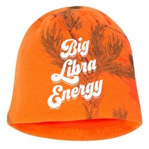 Libra Funny Big Libra Energy Zodiac Sign Kati - Camo Knit Beanie