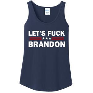 Let's Fuck Brandon Trump Rally Ladies Essential Tank