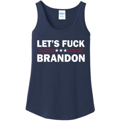 Let's Fuck Brandon Trump Rally Ladies Essential Tank