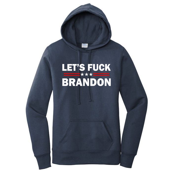 Let's Fuck Brandon Trump Rally Women's Pullover Hoodie