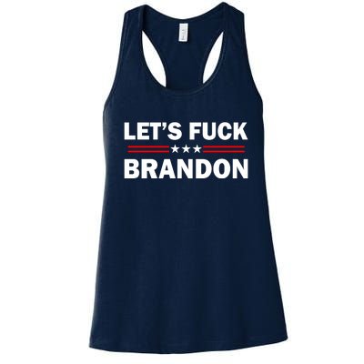 Let's Fuck Brandon Trump Rally Women's Racerback Tank