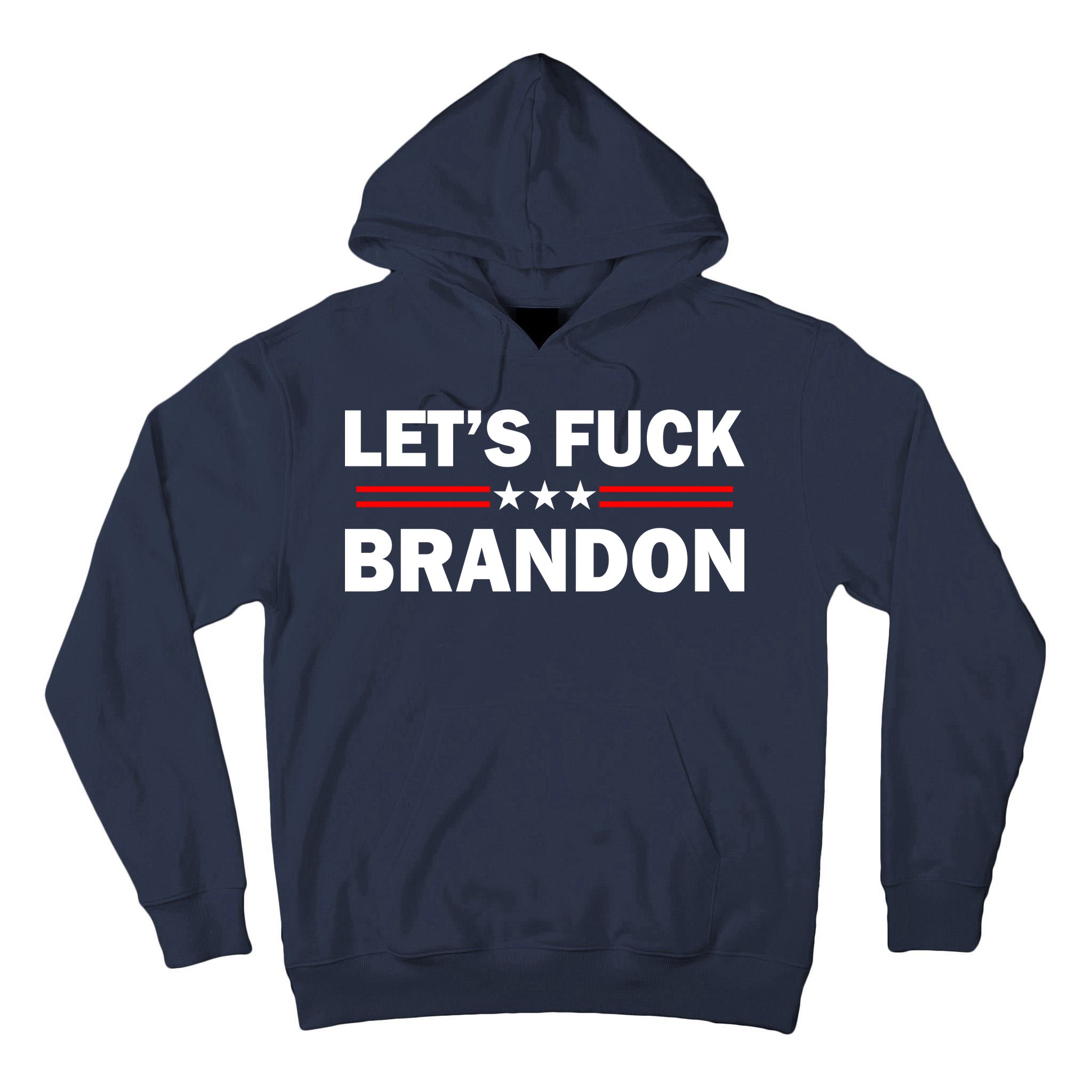 Let's Fuck Brandon Trump Rally Tall Hoodie