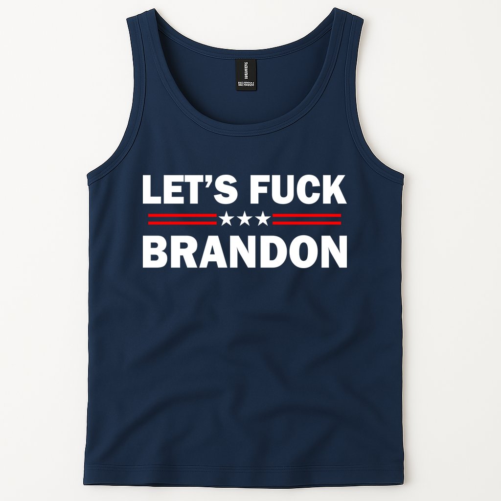 Let's Fuck Brandon Trump Rally Tank Top
