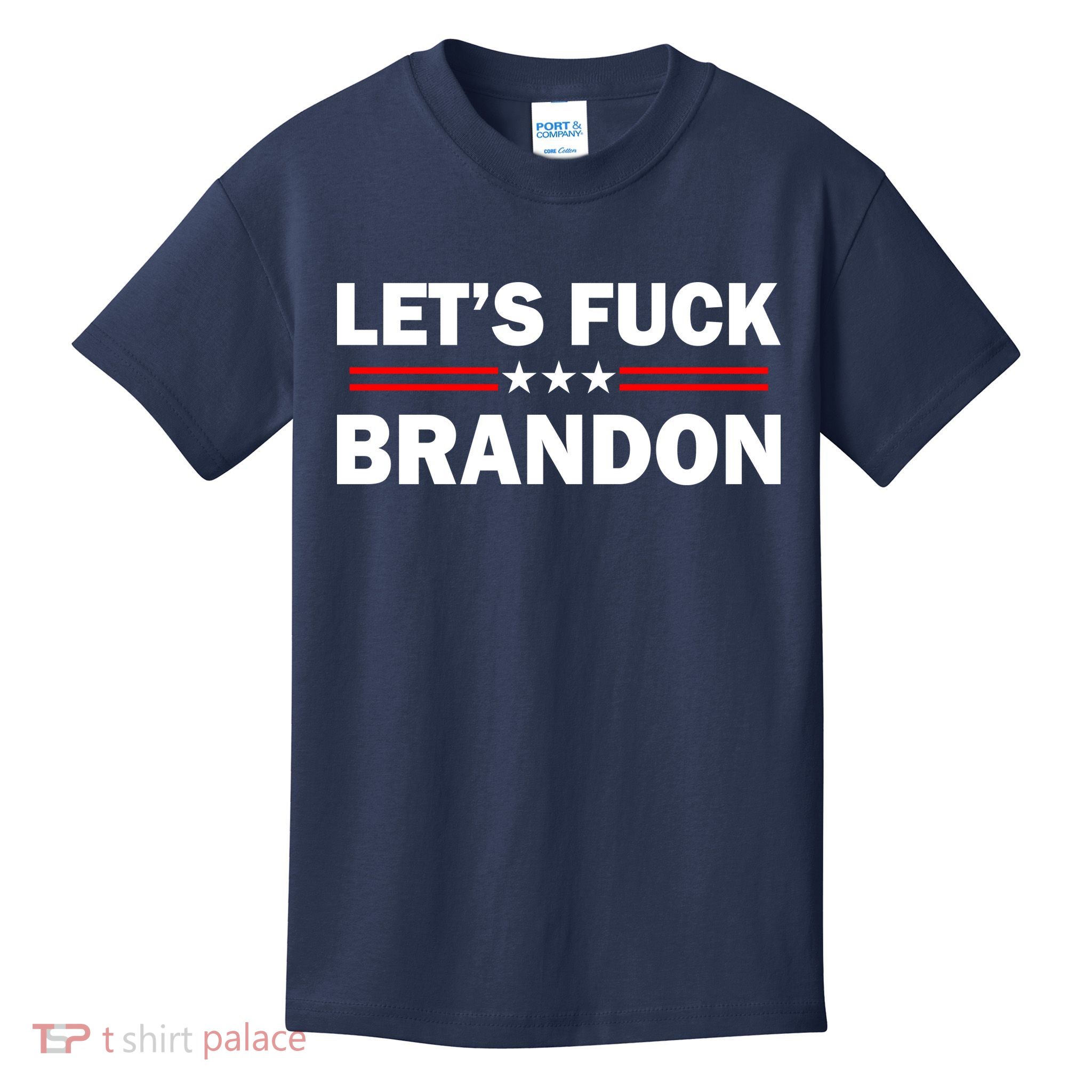 Let's Fuck Brandon Trump Rally Kids T-Shirt