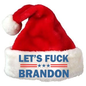 Let's Fuck Brandon Trump Rally Premium Christmas Santa Hat