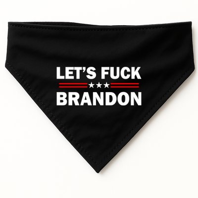 Let's F Brandon Trump Rally Trending USA-Made Doggie Bandana
