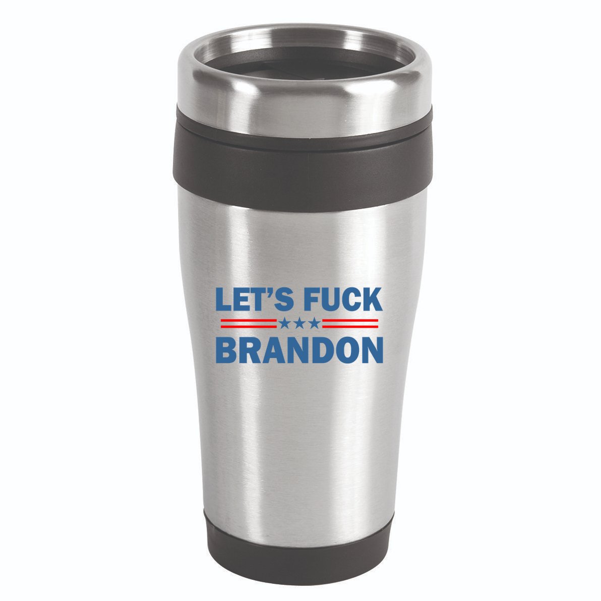 Let's F Brandon Trump Rally Trending 16oz Travel Tumbler