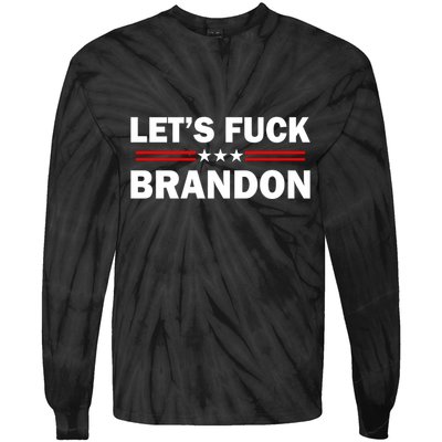 Let's F Brandon Trump Rally Trending Tie-Dye Long Sleeve Shirt