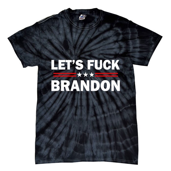 Let's F Brandon Trump Rally Trending Tie-Dye T-Shirt