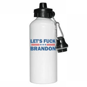 Let's F Brandon Trump Rally Trending Aluminum Water Bottle