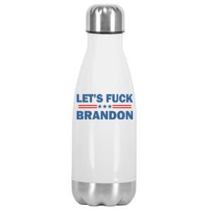 Let's F Brandon Trump Rally Trending Stainless Steel Insulated Water Bottle