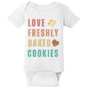 LOVE FRESHLY BAKED COOKIES Baby Bodysuit