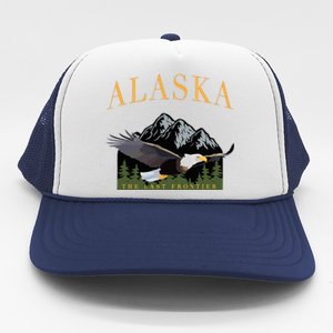 Last Frontier Bald Eagle Alaska Trucker Hat