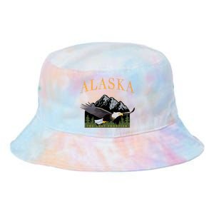 Last Frontier Bald Eagle Alaska Tie Dye Newport Bucket Hat