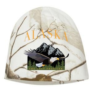 Last Frontier Bald Eagle Alaska Kati - Camo Knit Beanie