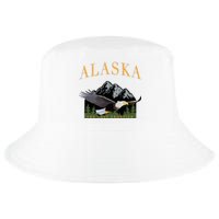 Last Frontier Bald Eagle Alaska Cool Comfort Performance Bucket Hat