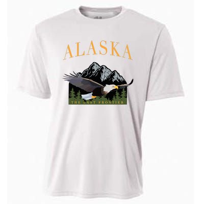 Last Frontier Bald Eagle Alaska Cooling Performance Crew T-Shirt