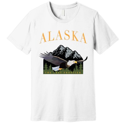 Last Frontier Bald Eagle Alaska Premium T-Shirt