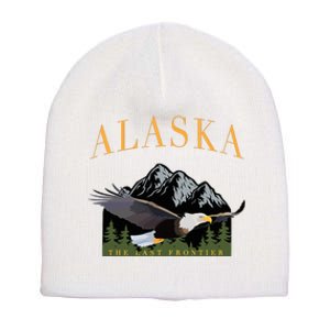 Last Frontier Bald Eagle Alaska Short Acrylic Beanie