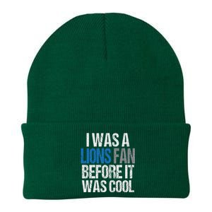 Lions Fan Before It Was Cool Lions Gear Lions Fan Knit Cap Winter Beanie