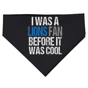 Lions Fan Before It Was Cool Lions Gear Lions Fan USA-Made Doggie Bandana