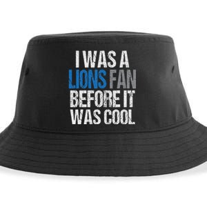 Lions Fan Before It Was Cool Lions Gear Lions Fan Sustainable Bucket Hat