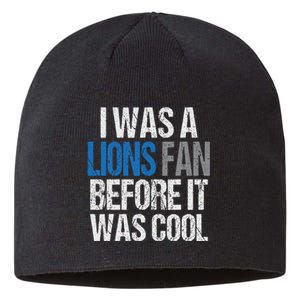 Lions Fan Before It Was Cool Lions Gear Lions Fan Sustainable Beanie