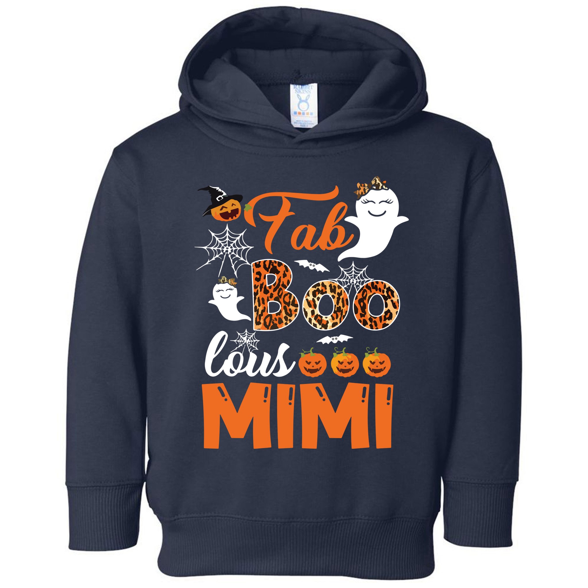 Leopard Fab Boo Lous Mimi Spooky Mimi Halloween Costume Gift Long Sleeve Toddler Hoodie