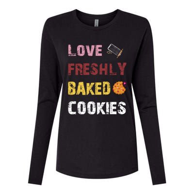 Love Freshly Baked Cookies Cool Gift Womens Cotton Relaxed Long Sleeve T-Shirt